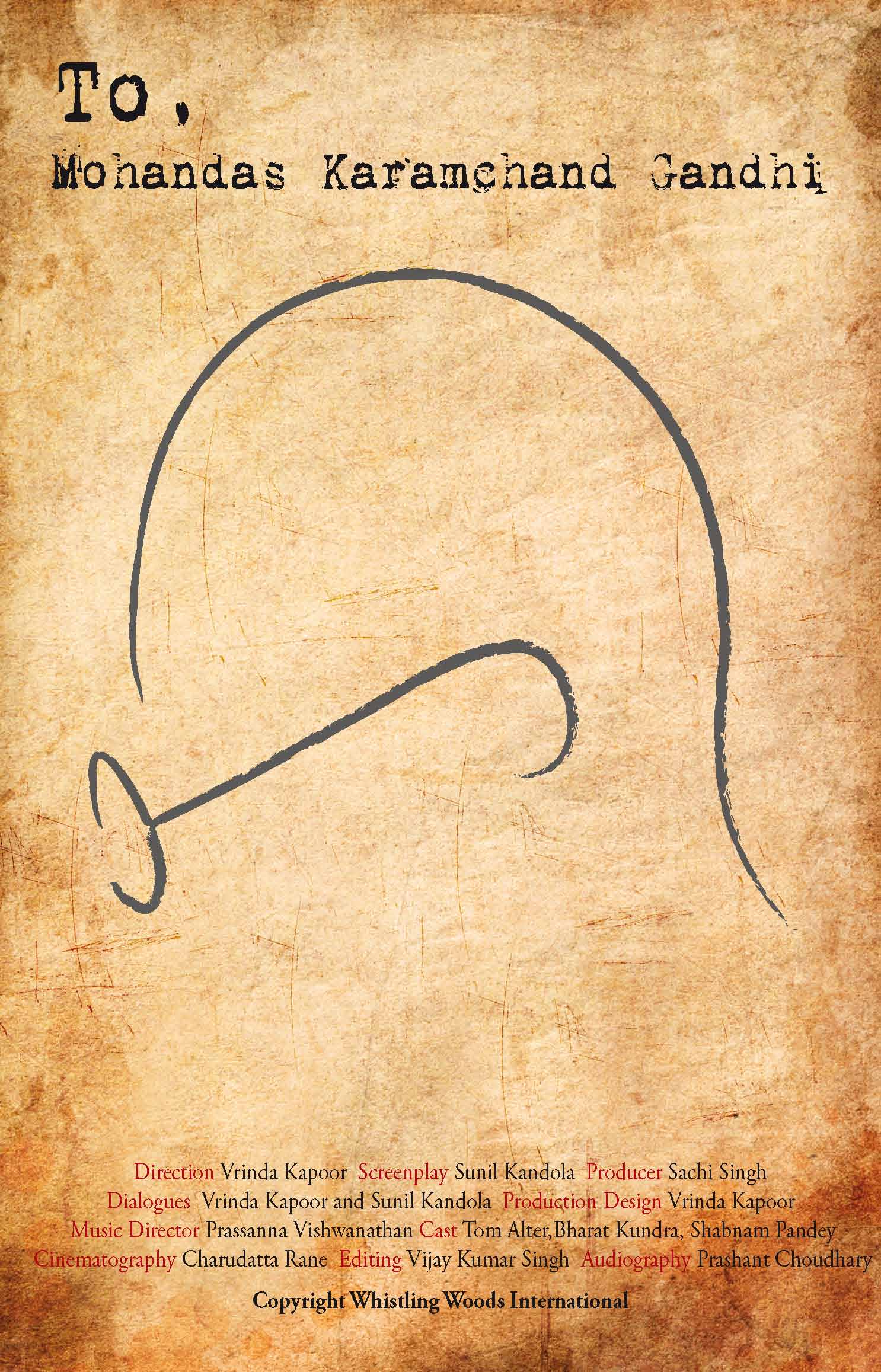 A letter to Mohandas Karamchand Gandhi